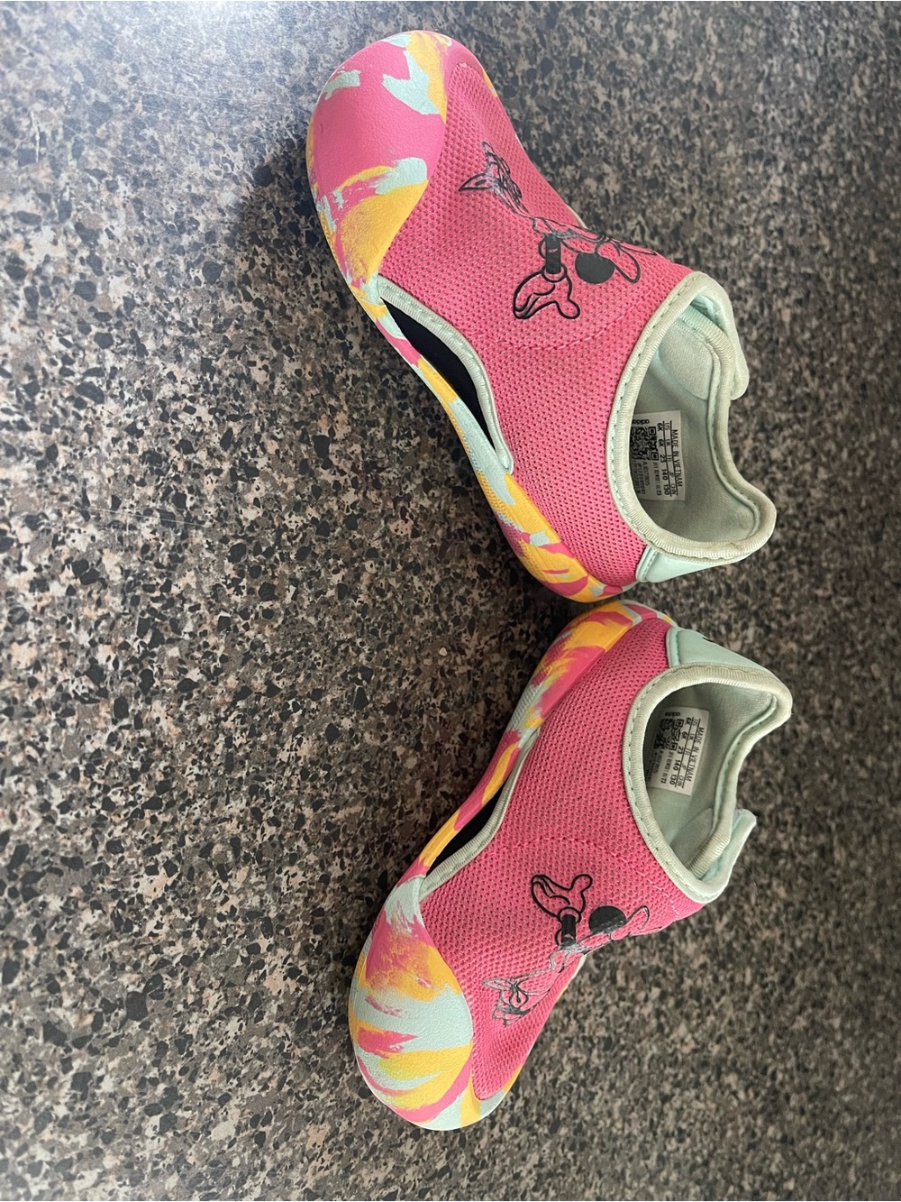 Adidas X Disney Minnie Mouse Altaventure Swim Sandals Water Shoes Pink Girls 6 - Picture 4 of 8